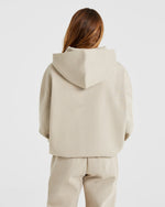 Premium Oversized Hoodie - Light Taupe