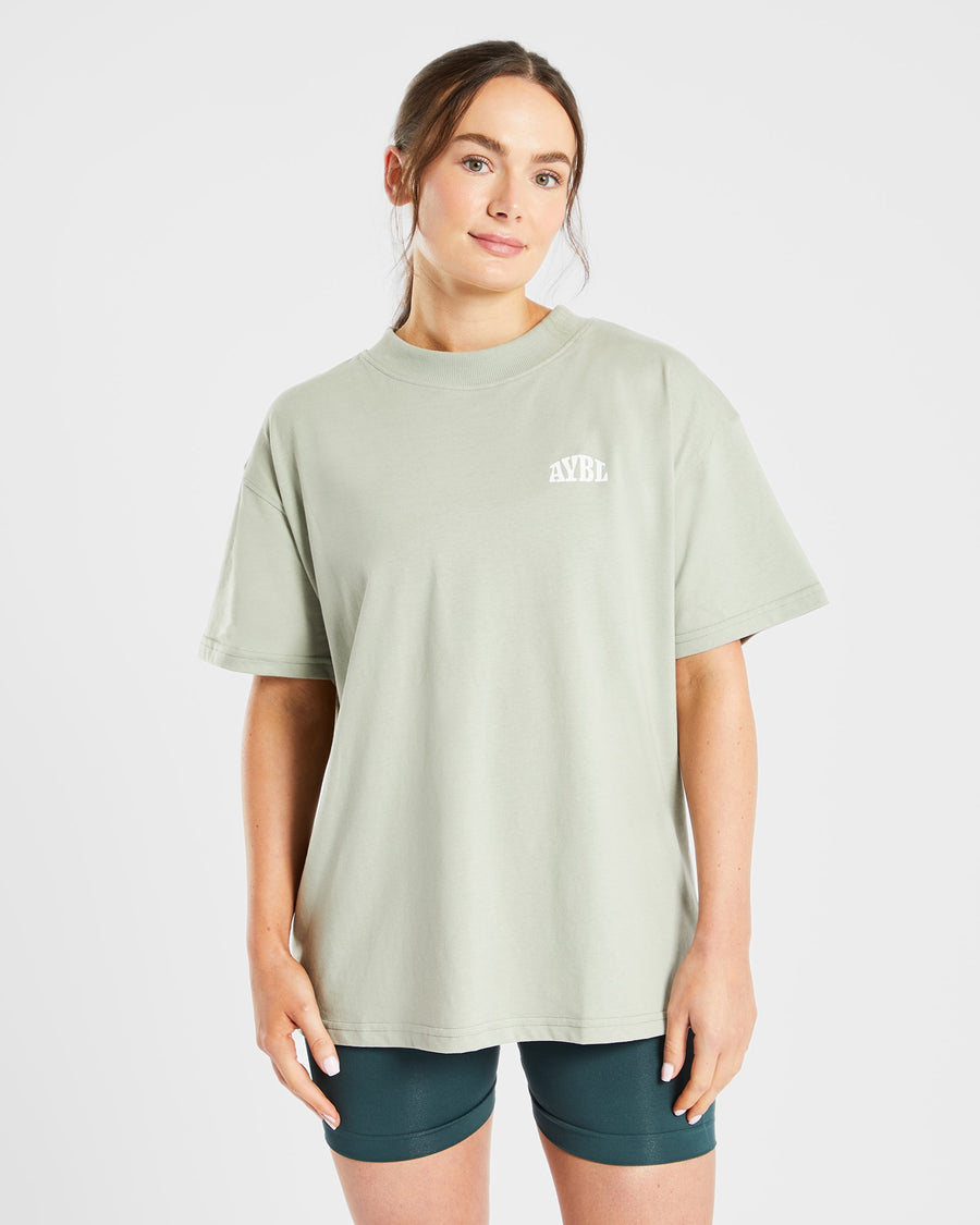 Mind Over Matter Oversized T Shirt - Vert
