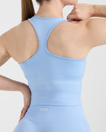 Empower Seamless Tank Top - Sky Bleu