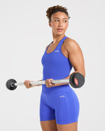Empower Seamless Tank Top - Cobalt