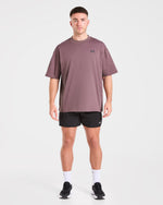 AYBL Iron Club Oversized T Shirt - Flint Violet