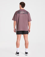 AYBL Iron Club Oversized T Shirt - Flint Violet