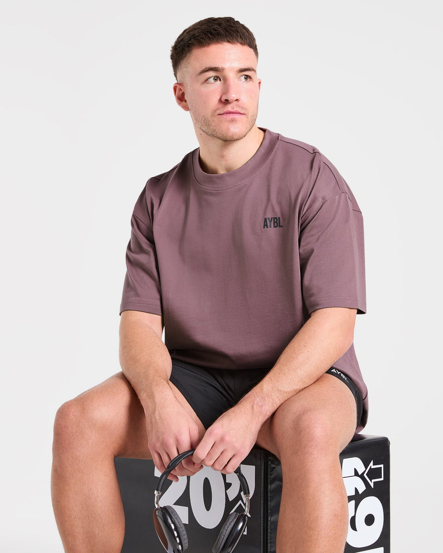 AYBL Iron Club Oversized T Shirt - Flint Violet