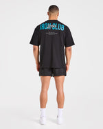 AYBL Iron Club Oversized T Shirt - Noir