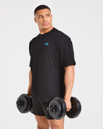 AYBL Iron Club Oversized T Shirt - Noir