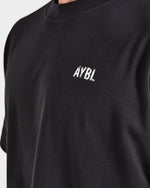 Gym Chalk Oversized T Shirt - Noir