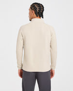 Precision Hybrid 1/4 Zip Pullover - Sand
