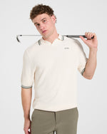 Classic Knitted Polo - Off White