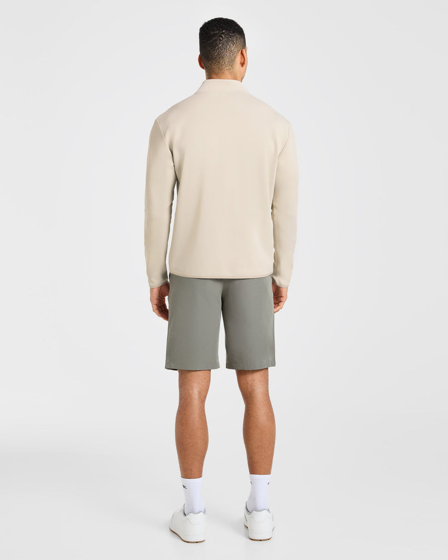 Precision 1/4 Zip Pullover - Sand