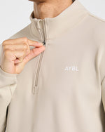 Precision 1/4 Zip Pullover - Sand