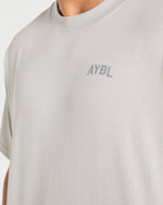 Strength Division Oversized T Shirt - Iced Gris