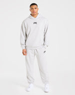 Heavy Lifting Gothic Oversized Joggers - Gris Marl