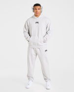 Heavy Lifting Gothic Oversized Joggers - Gris Marl