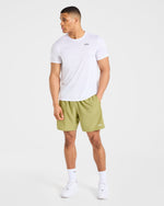 Core 7" Shorts  - Citrus Olive