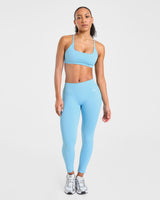Enhance Seamless Sports Bra - Powder Bleu