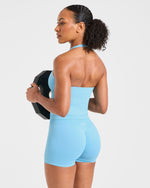 Enhance Seamless Shorts | 3.5" - Powder Bleu