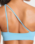 Enhance Seamless One Shoulder Sports Bra - Powder Bleu
