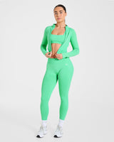 Enhance Seamless Sports Bra - Mint Vert