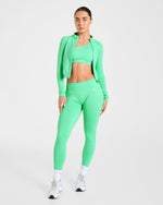 Enhance Seamless Jacket - Mint Vert