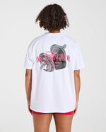 AYBL Strength Co Oversized T Shirt - White