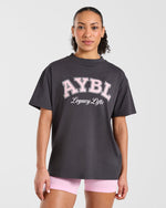 Legacy Lifts Oversized T Shirt - Charcoal
