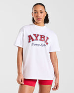 Legacy Lifts Oversized T Shirt - White