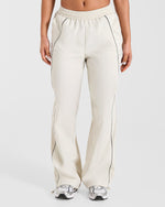 Retro Track Joggers - Off Blanc