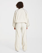 Retro Track Jacket - Off Blanc