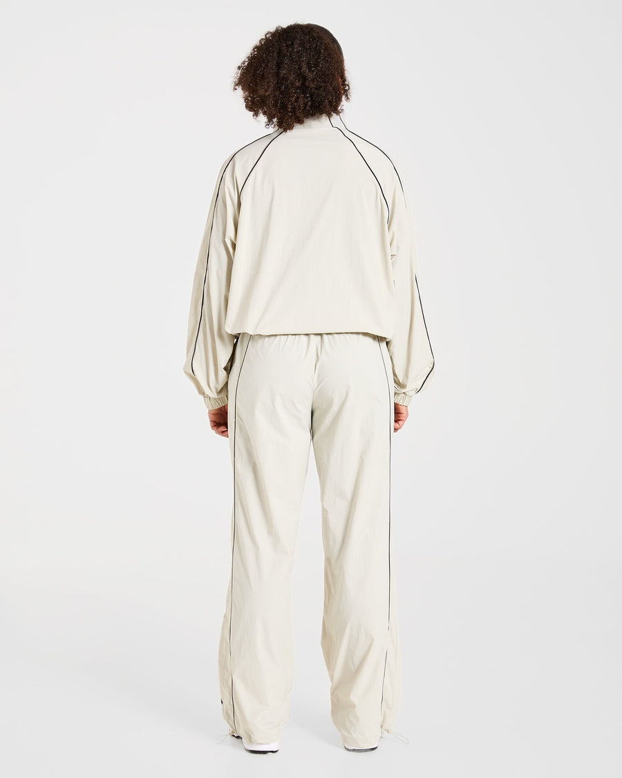 Retro Track Jacket - Off Blanc