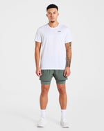 Signature 2 in 1 Shorts - Deep Olive