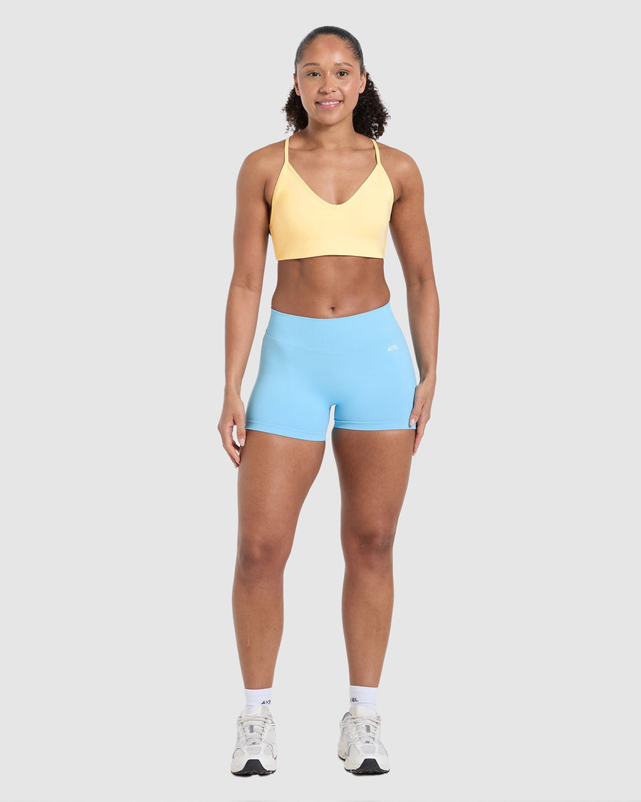Essential Crossback Sports Bra - Jaune