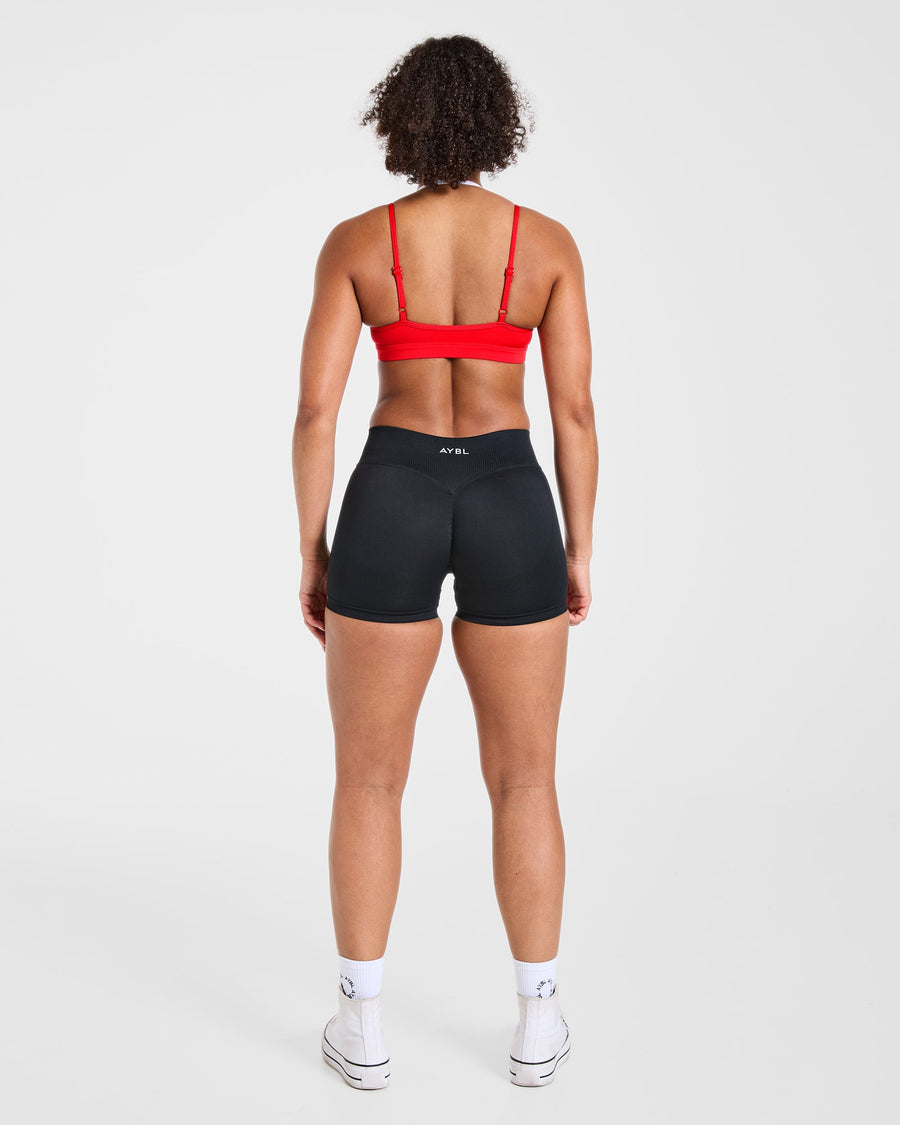 Essential Double Layer Sports Bra - Vibrant Rouge