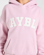 Varsity 2.0 Oversized Hoodie - Iced Rose