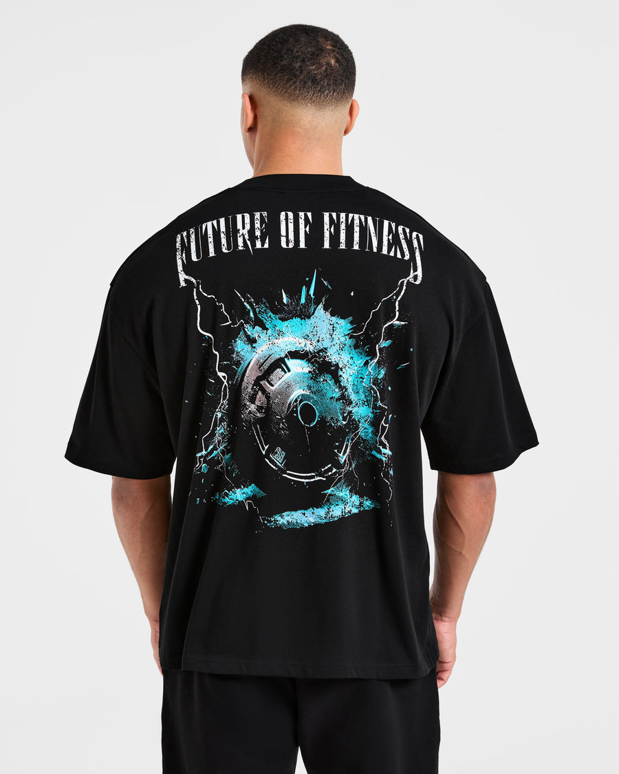 Breaking Weights Oversized T Shirt - Noir