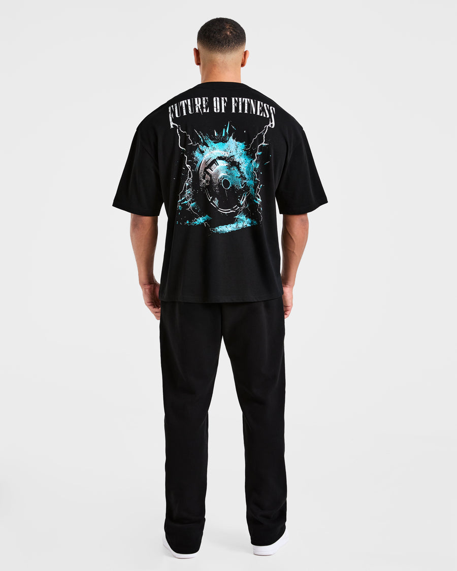 Breaking Weights Oversized T Shirt - Noir