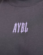 Hunt Your Goals Oversized T Shirt - Deep Charcoal
