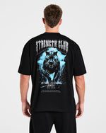 Hunt Your Goals Oversized T Shirt - Noir