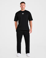 Hunt Your Goals Oversized T Shirt - Noir