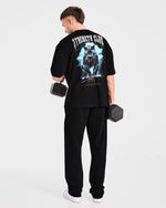 Hunt Your Goals Oversized T Shirt - Noir