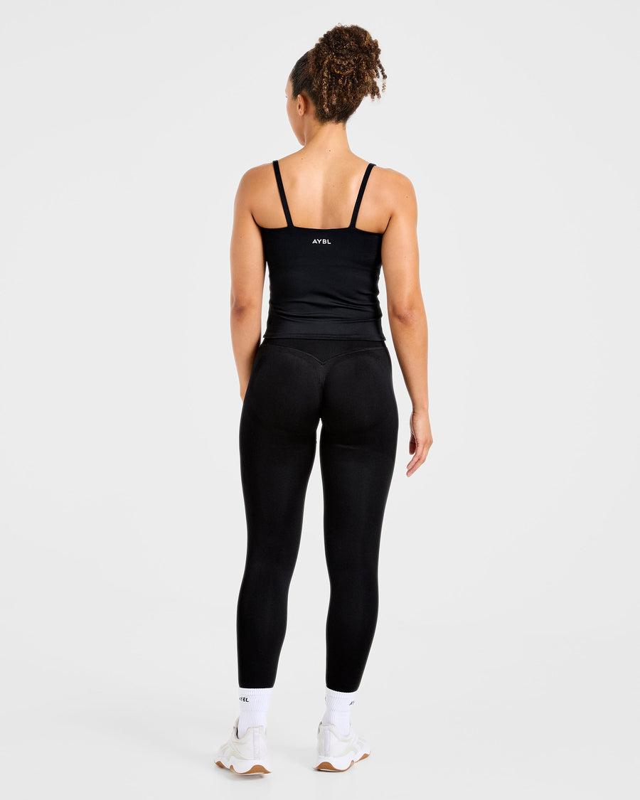 Essential Strappy Tank Top - Noir