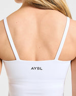 Essential Strappy Tank Top - Blanc