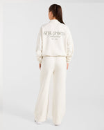 Sports Collective Oversized Straight Leg Joggers - Off Blanc/Vert