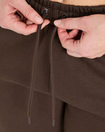 Sports Collective Oversized Straight Leg Joggers - Marron