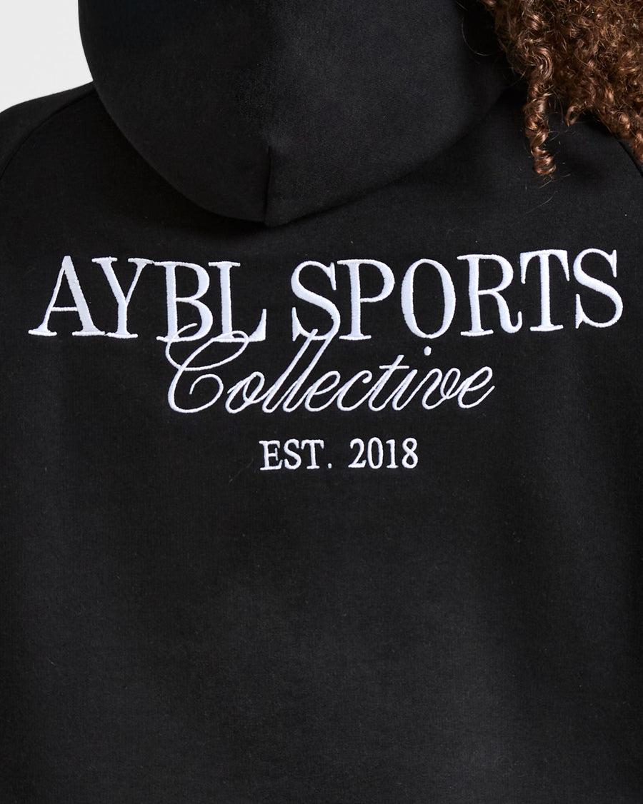 Sports Collective Oversized Hoodie - Noir