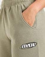 Sports Essentials Oversized Straight Leg Joggers - Muted Olive