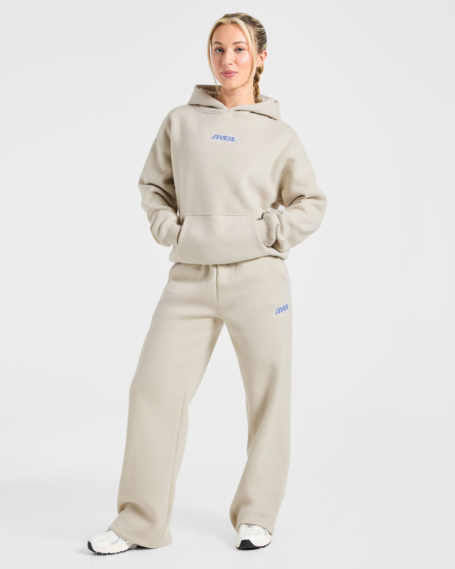 Sports Essentials Oversized Hoodie - Sand