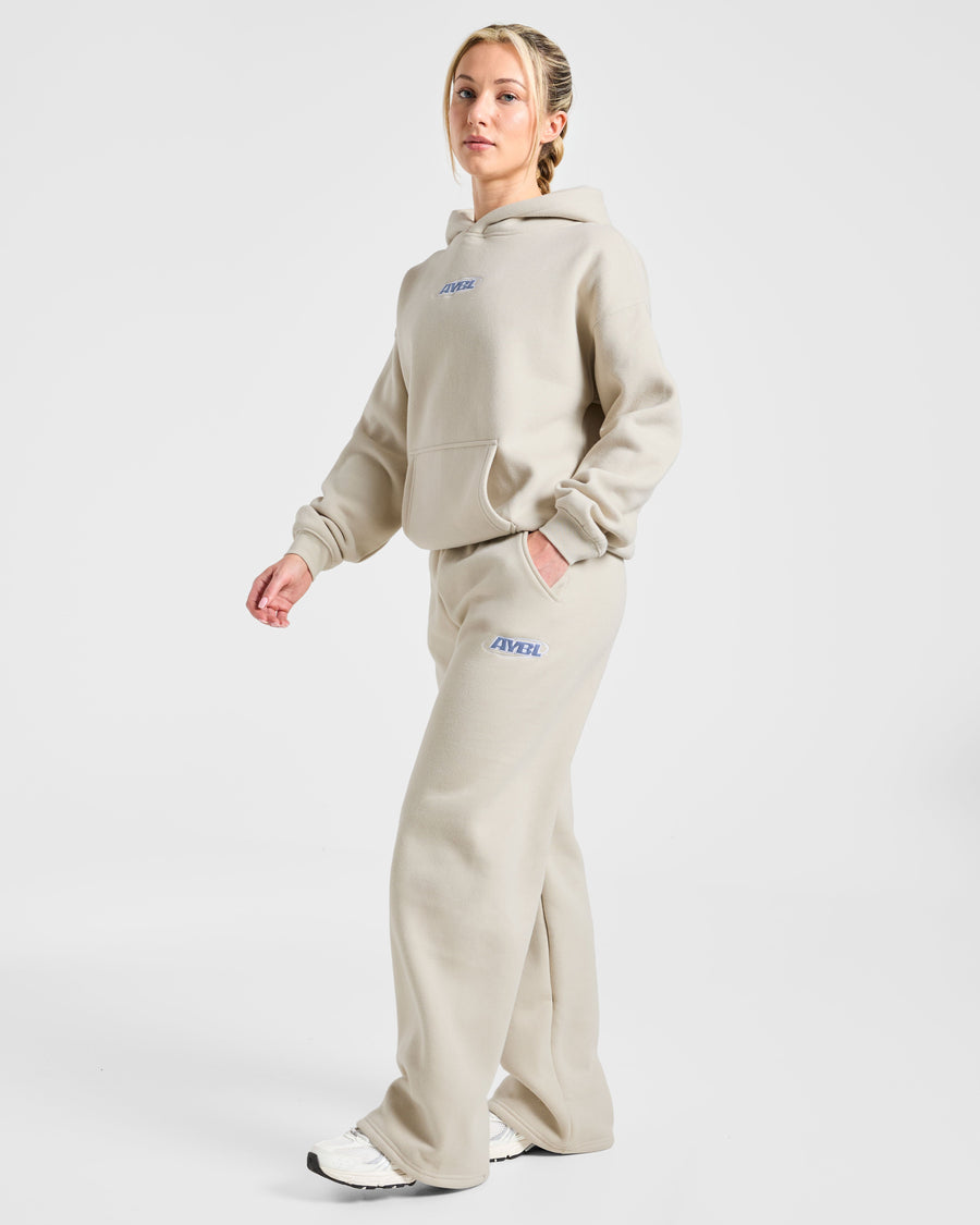 Sports Essentials Oversized Hoodie - Sand