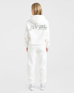 Athletics Dept Oversized Hoodie - Off Blanc