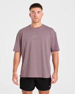 Force Oversized T Shirt - Heavy Violet
