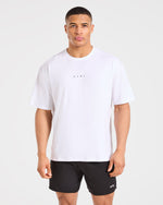 Force Oversized T Shirt - Blanc